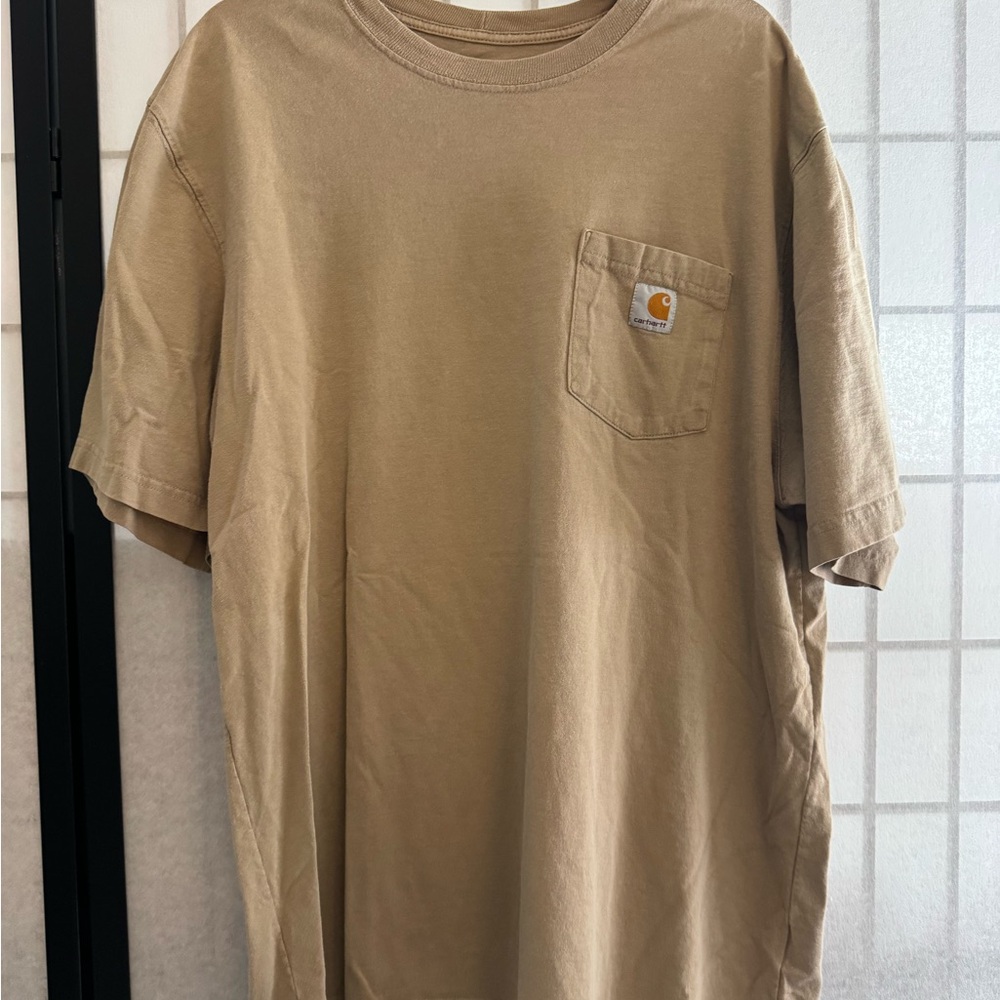 Carhartt Short-Sleeve Pocket Tee in Khaki